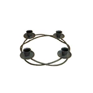 Candélabre rustique en fer au design moderne Bougeoir personnalisé Taille Forme Couleur Fait à la main Durable pour les mariages et Noël - Product Image 1