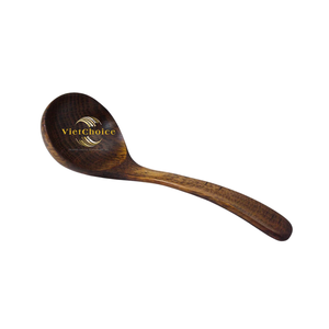 Eco Friendly Wooden Ladle Natural Soup Spoon for Kitchen and Food Preparation - Product Image 5