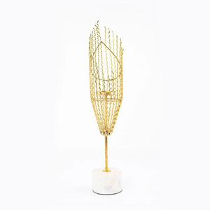 Luxurious Gold Hanging <b>Tea</b> <b>Light</b> Holder with Timeless Appeal Golden Hanging <b>Tea</b> <b>Light</b> Holder for Warm Inviting Illumination - Product Image 2