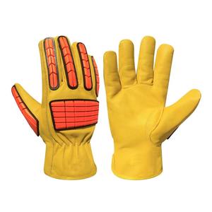 Heavy Duty Insulated Oilfield Mechanic <b>Gloves</b> Cow Leather TPR Impact Protection Anti-Slip Features Chemical <b>Safety</b> <b>Gloves</b> - Product Image 1