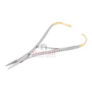 Professionnel De Haute Qualité En Acier Inoxydable Castroviejo Porte-Aiguille Micro Droite Instruments fabriqués Au Pakistan RI-DI-0083 - Product Image 1