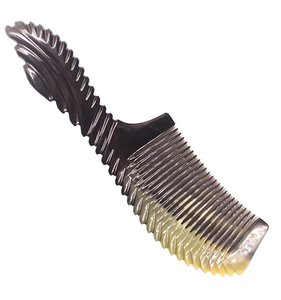 Peine para el cabello de Búfalo, peluquería, cuerno de vaca, peine para Barba, la oferta más popular, peine de cuerno de buey 100%, último diseño - Product Image 1