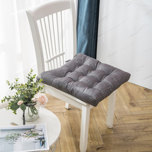 Premium quality Seat Pads for Dinning <b>Chair</b> 100% Cotton Filled with Straps Custom Size & Color Super Soft office use <b>chairs</b> - Product Image 3