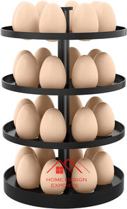 Panier à oeufs en fil de fer noir de vente chaude avec poignée en forme de main écologique pour accessoires de cuisine de comptoir de cuisine - Product Image 4