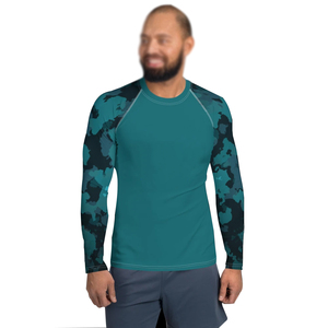 Protector de sarpullido para hombre con logotipo personalizado con características anti-UV transpirables de secado rápido diseñe su propia ropa para correr con mangas de sublimación - Product Image 4