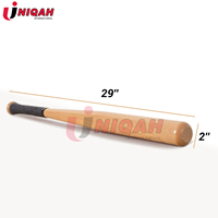 Batte de baseball classique pour adultes et jeunes pour la pratique à domicile et la batte professionnelle d'autodéfense en bois tendre
