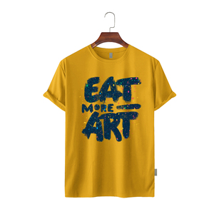 Camiseta extragrande de moda para hombre, 100% algodón, logotipo personalizado impreso, fabricante OEM de lujo de Bangladesh - Product Image 3