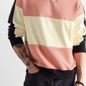 Mode Streetwear hommes col rond sweat hommes coton surdimensionné sweat blanc français éponge pas cher prix sweat - Product Image 6