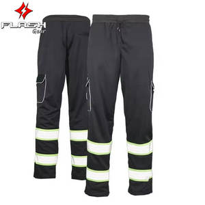 Pantalones de Peto Impermeables ANSI Clase 1 Hechos a Medida con Logotipo Personalizado, Ropa de Trabajo de Seguridad Industrial Fluorescente de Alta Visibilidad - Product Image 4