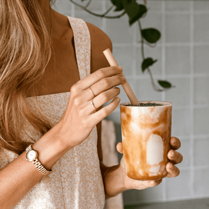 Pailles à boire en bambou réutilisables biodégradables de haute qualité en vrac gravé Logo Laser matériau naturel pour boire du thé à bulles - Product Image 5