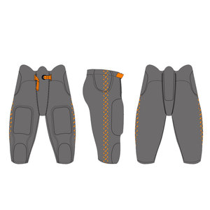 Wholesale 7 <b>Pad</b> Breathable Plus Size Football Practice <b>Pants</b> Custom Colors Men American Integrated Girdle Custom Sublimation - Product Image 4