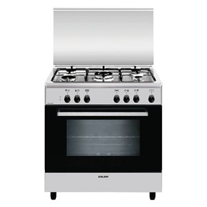 เตาแก๊ส 5 หัวเตา พร้อมเตาอบไฟฟ้า ALPHA A855EI สแตนเลส ระดับ A (80x50x90 ซม.) - Product Image 1