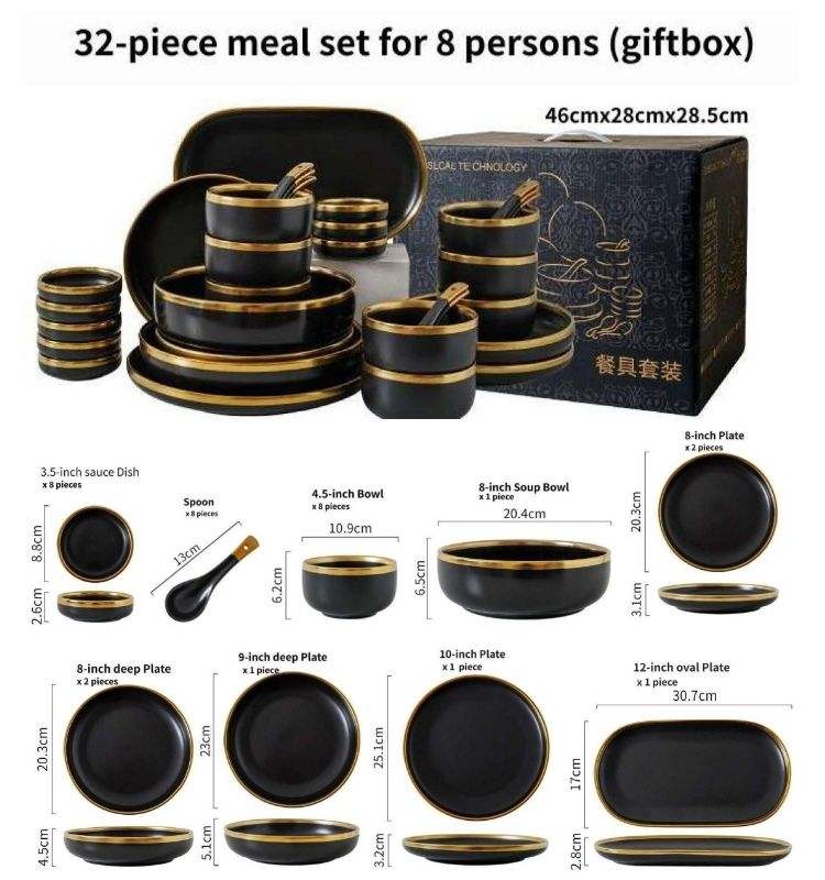 8-person meal set (32 pieces)