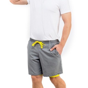 2025 pantalones cortos para correr de doble capa para hombre 2 en 1 pantalones cortos de natación para correr gimnasio Fitness culturismo pantalones cortos de compresión de entrenamiento de secado rápido - Product Image 1