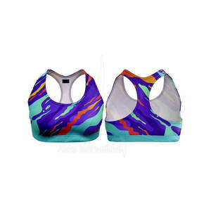 Soutien-gorge de sublimation respirant au meilleur design pour femmes, couleurs et logo personnalisés, haute qualité, fitness, prix bas - Product Image 3
