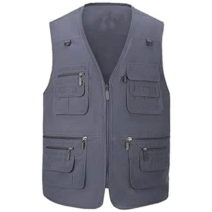 Personalizado Pesca Caminhadas Caça Jornalista Caça <span class=keywords><strong>Camera</strong></span> Man Vest Homens Multi bolsos Colete Vest - Product Image 1