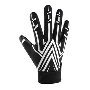 Gants de football américain de style moderne avec poignées respirantes imprimées de logo personnalisé Meilleurs gants à prix raisonnable Vente en gros - Product Image 2