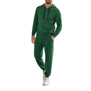 Sudadera con capucha informal atlética verde para hombre, chándal de estilo Formal para primavera Otoño, correr y trotar - Product Image 4