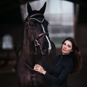 Bonnet mouche au crochet confortable léger respirant lavable couverture d'oreille de cheval fabrication pakistanaise tissu doux équestre - Product Image 6