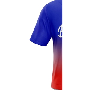 Conjuntos de Camisetas de Béisbol Personalizadas con Cuello en V, 100% Poliéster, Transpirables, de Secado Rápido, Sublimadas, Sólidas, para Hombre, 300g, OEM - Product Image 5