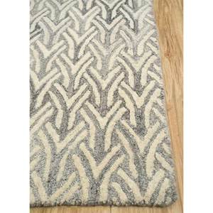 พรมทอมือลายเรขาคณิตสีเบจและสีน้ำตาล รุ่น Tahn-01 สำหรับห้องนั่งเล่น ทางเข้าบ้าน ห้องนอน ห้องโถง พรมปูพื้นรูปสี่เหลี่ยมผืนผ้า - Product Image 4