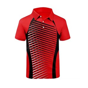 Polo de golf de verano hecho a medida para hombre, venta al por mayor transpirable tallas grandes logotipo OEM 100% algodón poliéster tejido Premium polo - Product Image 4