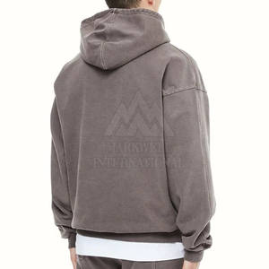 Vêtements professionnels pour hommes avec logo personnalisé Sweat à capuche délavé à l'acide Meilleure vente en gros Sweat à capuche délavé à l'acide pour hommes - Product Image 5