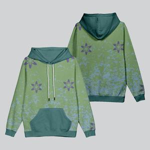 Sudaderas con capucha informales de talla grande para mujer, Jersey de invierno y otoño, sudadera con patrón sólido, logotipo personalizado, sublimación, longitud corta - Product Image 5