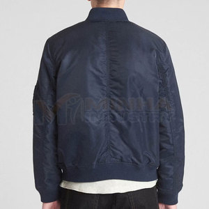 Chaqueta Bomber para Hombre, Impermeable, de Poliéster, Diseño Nuevo, Logotipo Personalizado, Venta al Por Mayor - Product Image 2