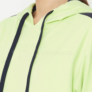 Femmes XL taille nouveau Style hiver Jogging costume personnalisé décontracté hauts courte longueur col montant solide impression sac contrastant - Product Image 2