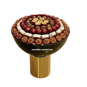 Tazón de Chocolate Negro Metálico, Tamaño Personalizado, Hecho a Mano, Tazón para Dulces, Clásico, Elegante, de Diseño - Product Image 1