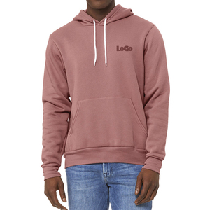 Sweat-shirt à capuche tricoté sur mesure pour homme, col rond, mélange coton-polyester de haute qualité, imperméable, anti-rétrécissement, 400g, fabrication OEM - Product Image 1