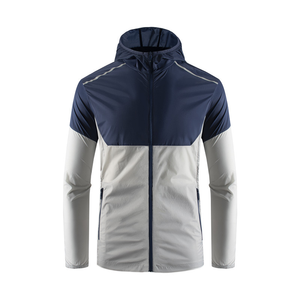 Veste d'extérieur de haute qualité en gros coupe-vent blazer décontracté de course imperméable personnalisé pour les hommes léger et respirant - Product Image 2