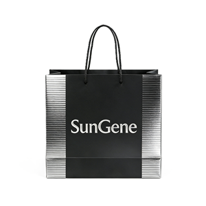 Sac cadeau en papier kraft écologique personnalisé avec poignée pour emballage cosmétique de luxe - Product Image 4