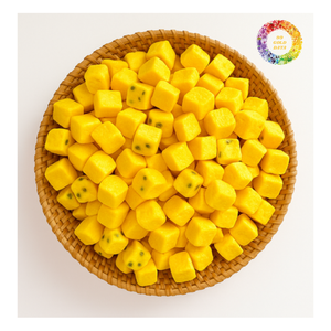 Casse-croûte de fruit de la passion lyophilisé, tranches de fruit de la passion lyophilisées croustillantes en argent résistant à l'humidité, cube de fruit de la passion séché FD - Product Image 4