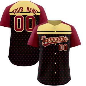 Maillot de baseball personnalisable pour homme Sublimation vierge boutonné Hip Hop Trendy Sportswear Maillot de baseball respirant - Product Image 3