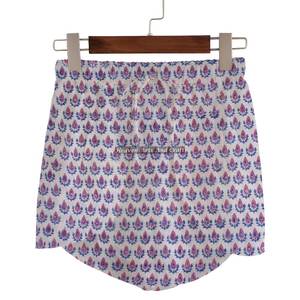 Shorts de Yoga de Algodón Fino con Estampado a Mano para Mujer, Shorts Envolventes Hechos a Mano Personalizados, Pantalones Cortos con Cordón de Algodón, Todas las Tallas - Product Image 3