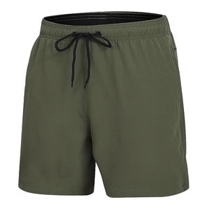 Short de sueur pour hommes de qualité supérieure avec cordon de serrage à pointe métallique dernière mode et bermuda à la mode Polyester décontracté teint uni - Product Image 3