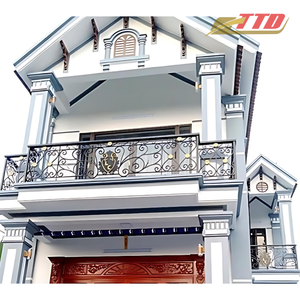 Rampe de balcon en fer forgé de style moderne fabriqué au Vietnam 100% ingrédients du Vietnam Décoration de balcon élégante - Product Image 1