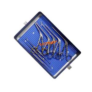 Kit d'instruments manuels Minor Fess pour chirurgie endoscopique des sinus, ensemble chirurgical ORL de 10 pièces, haute qualité, autoclavable, certifié CE - Product Image 1