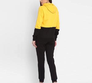 Conjunto de chándal de gran tamaño para mujer con estilo con Sudadera con capucha Ideal para trotar Entrenamiento de gimnasia Ropa casual cómoda en varios tamaños - Product Image 3