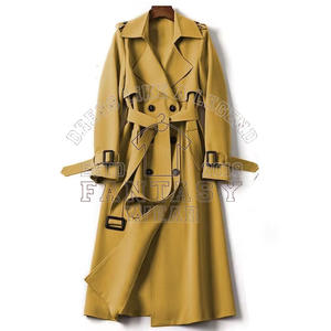 FANTASY WEAR OEM Abrigo de Lana Cruzado Clásico de Alta Calidad con Cinturón para Mujer, Certificado CE ISO - Product Image 1