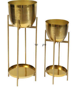 Maceta Decorativa de Hierro de Lujo, Diseño Moderno, Decoración Elegante para Interiores y Exteriores del Hogar y Jardín - Product Image 3