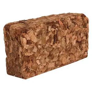 Coconut Coir Husk 5Kg Bricks / Husk Chips Briquettes At Wholesale Price