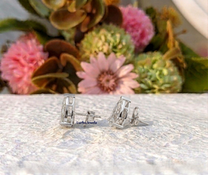 Pendientes de Perlas de Agua Dulce con Diamantes CVD HPHT de Corte Pera de 4 Quilates Certificados por IGI, Oro de 14K, Modernos para Niñas y Mujeres, para Boda y Compromiso - Product Image 2