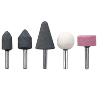 Pierres roses REAMER tige montée pierre meulage acier inoxydable 6mm polissage bloc abrasif céramique Bond oxyde d'alumine