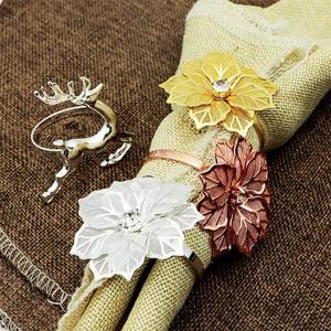 Exquisite Luxury Napkin Ring Holder for Formal Dining Wedding Decor Party <b>Tables</b> High End Metal Serviette Accessory - Product Image 3