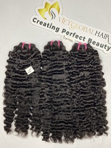 Soldes de Noël : 5% de réduction sur les cheveux bouclés birmans, couleur naturelle, cheveux vierges humains cambodgiens pour femmes noires, cheveux vietnamiens - Product Image 2