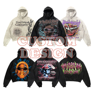 Sudadera con Capucha para Hombre, Doble Capa de Forro Polar, Lisa, Sin Cordones, Estilo Urbano Invernal, 280g, Impresión Digital Personalizada - Product Image 1