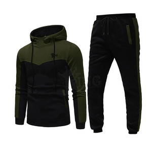 ชุดจ็อกเกอร์ผู้ชายพร้อมโลโก้สั่งทำ ชุดกีฬาสวมใส่สบายสำหรับการฝึกซ้อม ไซส์ใหญ่ เหมาะสำหรับฤดูหนาว ผ้าฝ้าย 100% แห้งเร็ว - Product Image 1